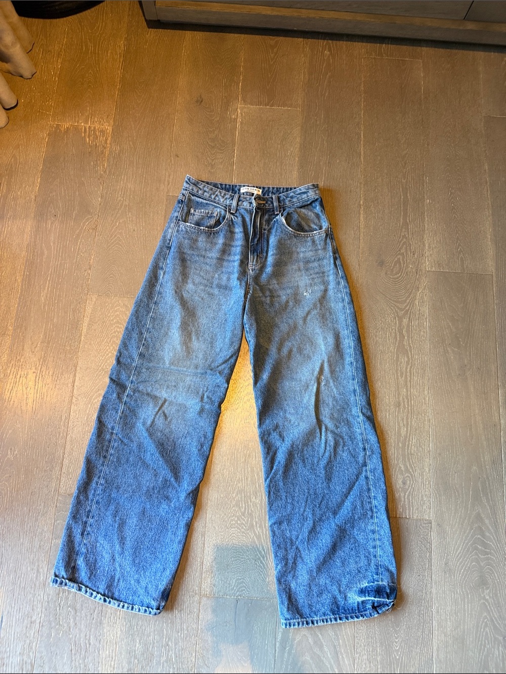 ICON Blue Wide-Leg Flare Jeans